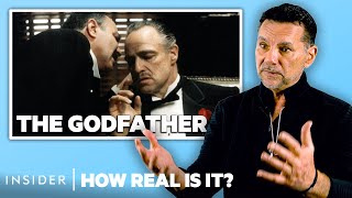 ExMob Boss Rates 12 Mafia Movie Scenes  How Real Is It  Insider [upl. by Nalyak]