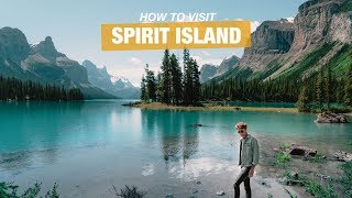 How to Visit Spirit Island  Maligne Lake Jasper Canada [upl. by Esiuqcaj]