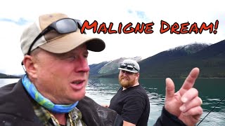 Maligne Lake Rainbows amp Brookies Phil Rowley Fly Fishing [upl. by Enoek]