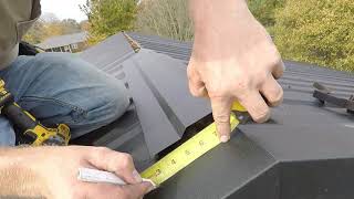 HOW TO INSTALL A VENTED RIDGE CAP [upl. by Terraj]