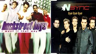 Bye Bye That Way Backstreet Boys vs NSYNC Mashup [upl. by Yra]