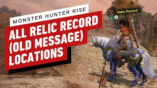 Monster Hunter Rise All Relic Record Locations Every Map [upl. by Nyar]