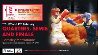 RING B  ENGLAND BOXING NATIONAL YOUTH CHAMPS 2022  DAY 3 [upl. by Doug345]