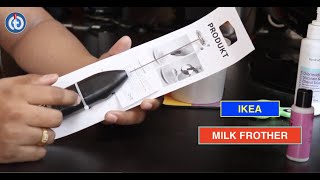 IKEA MILK FROTHER Review amp Battery Installation [upl. by Lenej]