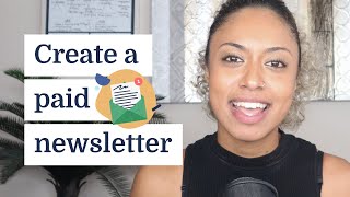 How to create a paid newsletter [upl. by Saraiya]