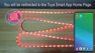 How to connect our JESLED WiFi LED Strip Light with the Tuya Smart App [upl. by Doughty]