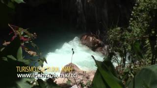 Grutas de Tolantongo Estado de Hidalgo Barranca y Cascada  Turismo Cultural [upl. by Amalee342]