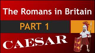 KS2 History The Romans in Britain  PART 1 Julius Caesar [upl. by Akimehs]