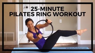 25Minute Full Body Pilates Ring Workout [upl. by Lezley]