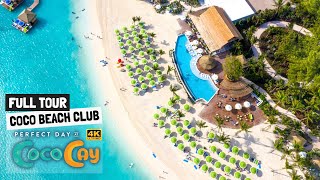 Coco Beach Club  Full Walkthrough Tour amp Review  Perfect Day Coco Cay  4K [upl. by Nylecaj]