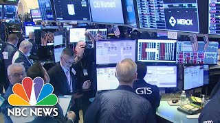 Stock Trading Halted After Markets Plunge At Market Open  NBC News [upl. by Karlise]