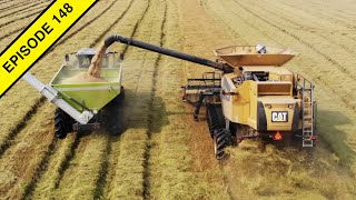 2020 California USA Rice Harvest  Tractor Video [upl. by Stiles]