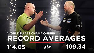 RECORDBREAKING AVERAGES Van Barneveld v Van Gerwen  2017 World Darts Championship [upl. by Arec]