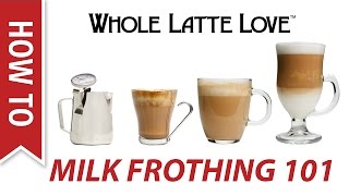 Milk Frothing for Beginners [upl. by Bautista]