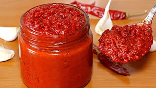 Red Chilli Garlic Chutney  Easy And Quick Garlic Chutney  Kanaks Kitchen [upl. by Jill19]