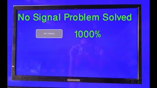 TV No Signal Problem Solved  Latest Trick Fix No Signal Problem 2020 Nosignalproblem [upl. by Vittoria]