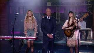 First Aid Kit  Emmylou on Late Show with David Letterman [upl. by Iago696]