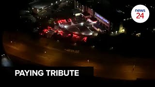 WATCH  Emergency services crews honour Netcare 911 helicopter crash victims [upl. by Eilahtan]