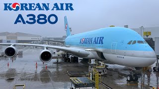 🇺🇸 Los Angeles LAX to Seoul ICN 🇰🇷 Korean Air Airbus A380  FULL FLIGHT REPORT Polar route [upl. by Aggappora]