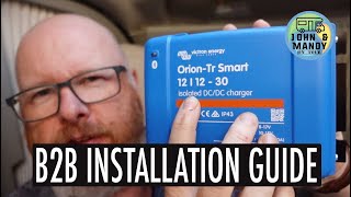 Victron Orion DCDC Isolated Charger B2B Installation [upl. by Naharba]