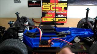 Castle Creations Sidewinder SCT 3800Kv in Traxxas Slash 2WD Review [upl. by Tanhya]