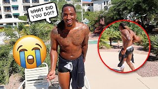 Dissolving Swimsuit Prank On BOYFRIEND [upl. by Carlick]