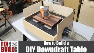 DIY Downdraft Table for Sanding  How to Build [upl. by Spalding93]