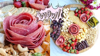 How to Make Meat Roses for Charcuterie Boards [upl. by Ellenet69]