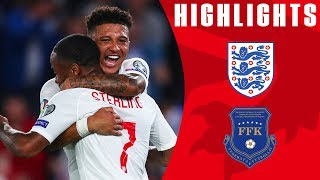 England 53 Kosovo  Sancho Bags First International Brace  Euro 2020 Qualifiers  England [upl. by Sachsse]