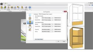 Cabinet Vision Tutorial Basics 1  Job Properties [upl. by Leipzig]