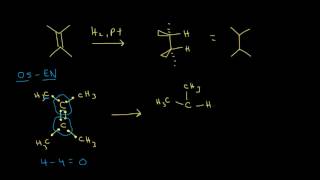 Hydrogenation  Alkenes and Alkynes  Organic chemistry  Khan Academy [upl. by Worden]