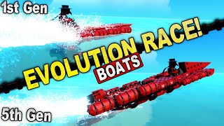 We Used Evolution to Create The Fastest Boat  Trailmakers Multiplayer [upl. by Anerda]