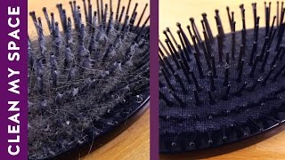 How to Clean Your Hairbrush A Minute to Clean [upl. by Enitnelav]