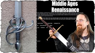 Which Sword Should You Buy 2 Medieval amp Renaissance Longsword Messer Falchion Rapier etc [upl. by Mungam]