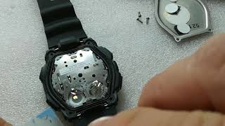 How to change a battery on Casio SGW500H [upl. by Nolyaw]