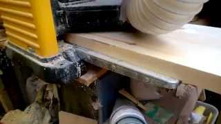 Dewalt DW733 Planer Thicknesser amp Scheppach extractor [upl. by Eibrab320]