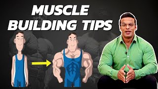 Muscle Building Tips For Beginners  Best Bodybuilding Tips  Yatinder Singh [upl. by Nagrom]