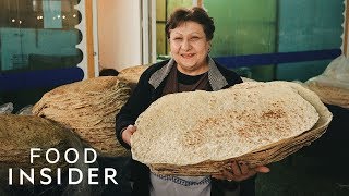 How Lavash Bread Is Made In Armenia [upl. by Snebur]