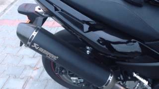 Yamaha Tmax 530  Akrapovic exhaust sound [upl. by Marianne]