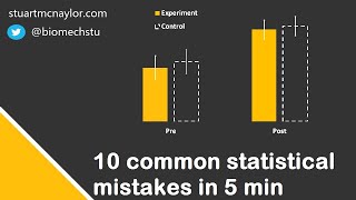 Ten Statistical Mistakes in 5 Min [upl. by Minetta652]