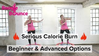 Boogie Bounce  HIIT  Mini Trampoline Rebounder Workout  All Fitness Levels [upl. by Corette739]