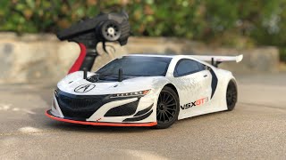 Kyosho NSX GT3 Nitro RC Race Car DRIFTING [upl. by Ronaele]