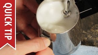 How to AutoFroth Milk for Lattes [upl. by Regdor110]