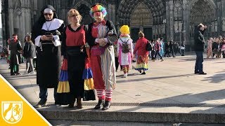 Weiberfastnacht in Köln  so ist der Straßenkarneval gestartet [upl. by Alael192]