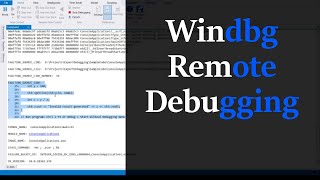 Debug 2 computers simultaneously  WinDBG remote debugging can do it [upl. by Leveroni]