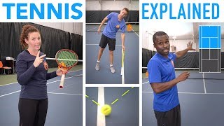 The Rules of Tennis EXPLAINED scoring terms and more [upl. by Kelila487]