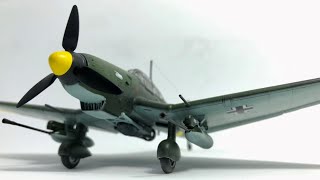 172 Stuka Ju87 G1  Hobby Boss [upl. by Aerdnuahs]