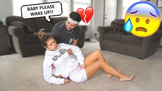 Passing Out While Working Out Prank On Boyfriend Cute Reaction [upl. by Adar]