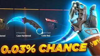 I Pulled This INSANE Karambit Case Hardened From The DIAMOND CASE  HELLCASE [upl. by Terchie358]