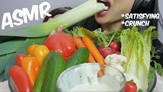 ASMR Veggie Platter EXTREME CRUNCHY EATING SOUNDS No Talking  SASASMR [upl. by Yenohtna980]